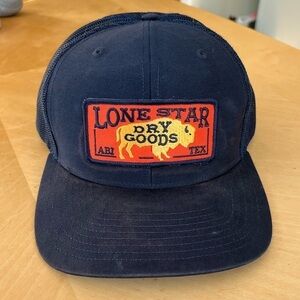 Lone Star Dry Goods Buffalo Navy Ball Cap Hat